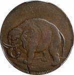 Undated (ca. 1694) London Elephant Token. Hodder 2-B, W-12040. Rarity-2. GOD PRESERVE LONDON. Thick 