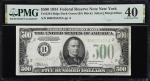 Fr. 2201-BDGS. 1934 $500 Federal Reserve Note. New York. PMG Extremely Fine 40.