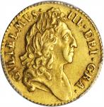 GREAT BRITAIN. 1/2 Guinea, 1698. William III (1694-1702). PCGS AU-55 Gold Shield.