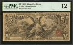 1896年5美元银券 PMG F 12 1896 $5  Silver Certificate