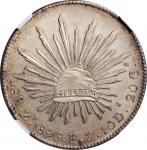 MEXICO. 8 Reales, 1896-Zs FZ. Zacatecas Mint. NGC MS-62.