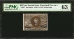 Fr. 1321. 50 Cent. Second Issue. PMG Choice Uncirculated 63.