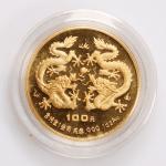 1988年中国生肖龙1盎司金币一枚，完全未使用品