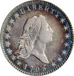 1795 Flowing Hair Half Dollar. O-109, T-16. Rarity-4. Two Leaves. VF Details--Scratch (PCGS).