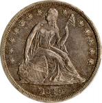 1840 Liberty Seated Silver Dollar. EF-45 (PCGS).