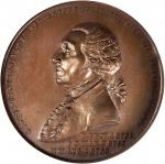 (1902) Grand Lodge of Pennsylvania Medal. Bronze. 52 mm. Baker O-297. MS-66 BN (NGC).