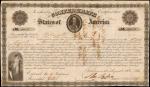 Cr. 9. 8% Confederate Bond. Richmond. 1861 $1000. Very Fine.