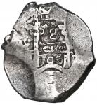 Potosi, Bolivia, cob 8 reales, 1706 Y.