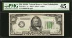 Fr. 2104-C*. 1934B $50 Federal Reserve Note Star Note. Philadelphia. PMG Choice Extremely Fine 45.