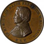1862 Major Frederick W. Matteson Award Medal. By Hughes Bovy. Bronzed Copper. Prooflike Mint State.
