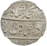 Lot 2428 MUGHAL: Muhammad Shah， 1719-1748， AR rupee， Kambayat， AH1138 year 8， KM-436.34， lustrous， N