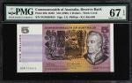 AUSTRALIA. Reserve Bank of Australia. 5 Dollars, ND (1969). P-39b. R203. PMG Superb Gem Uncirculated