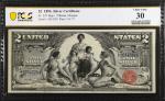 Fr. 247. 1896 $2 Silver Certificate. PCGS Banknote Very Fine 30.