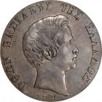 GREECE. 5 Drachmai, 1833-A. Paris Mint. Othon I. PCGS EF-45.