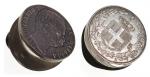 银盒一枚，底面为1879年意十利5里拉，保存良好，GVF