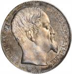 DANISH WEST INDIES. 20 Cents, 1859. PCGS PROOF-66.