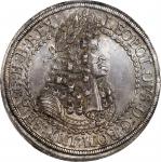 AUSTRIA. 2 Taler, ND (1686-96). Hall Mint. Leopold I. PCGS MS-64 Gold Shield.