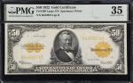 Fr. 1200. 1922 $50 Gold Certificate. PMG Choice Very Fine 35.