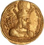 SASSANIAN EMPIRE. Shahpur I, A.D. 240-272. AV Dinar (7.32 gms), Ctesiphon Mint, ca. A.D. 260-272. NE