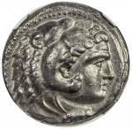 MACEDONIA: Alexander III， the Great， 336-323 BC， AR tetradrachm， lifetime or early posthumous issue，