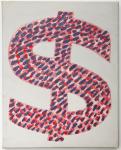 絵画 Art Andy Warhol(アンディ・ウォーホル) 无题 No Title (A Dollar Sign) 1981年 証明书付 with a certificate from Galler