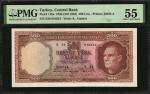 TURKEY. Central Bank. 500 Lira, 1930 (ND 1962). P-178a. PMG About Uncirculated 55.