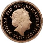 2015年英国「皇家系列」精铸钱币一套3枚，包括1/2索维林，1索维林及2索维林金币，1镑评PCGS PR69，其馀2枚PCGS PR70 DCAM，连原装木盒及证书，编号208，发行仅500套
