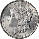 1901 Morgan Silver Dollar. MS-61 (PCGS). OGH.