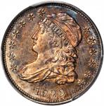 1829 Capped Bust Dime. JR-3. Rarity-4. Small 10 C. MS-64 (PCGS). Gold Shield Holder.