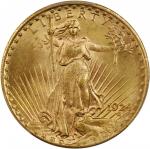 1924 Saint-Gaudens Double Eagle. Unc Details--Cleaned (PCGS).