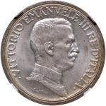 Savoia coins and medals Vittorio Emanuele III (1900-1946) 2 Lire 1916 - Nomisma 1165 AG In slab NGC 