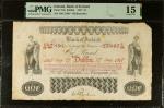 IRELAND. Bank of Ireland. 1 Pound, 1917. P-74b. PMG Choice Fine 15.