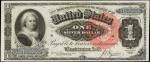 Friedberg 218. 1886 $1  Silver Certificate. PMG Gem Uncirculated 66 EPQ.