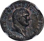 TITUS, A.D. 79-81. AR Denarius, Rome Mint, A.D. 80. NGC VF. Scratches.