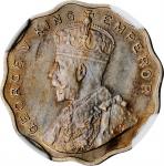 1912-(B)年印度1Anna。孟买铸币厂。 INDIA. British India. Anna, 1912-(B). Bombay Mint. NGC PROOF-63.