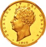 英国乔治四世2英镑金币 NGC PF 64 George IV Gold Proof 2 Pounds