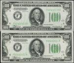 Lot of (2). Fr. 2152a-F & 2153-Fm. 1934-34A $100  Federal Reserve Notes. Atlanta. Choice Uncirculate