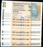 Standard Chartered Bank, consecutive run of 50x $20, 1997, serial number BV444401 to 450, INCLUDING 