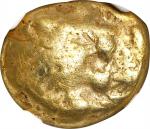 LYDIA. Alyattes. EL Trite (1/3 Stater) (4.66 gms), Sardes Mint, ca. 620/10-564/53 B.C. NGC Ch F, Str