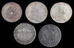MIXED LOTS. Austrian and German Talers (5 Pieces), 1592-1852. Average Grade: VERY FINE.