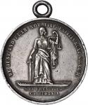 1856 San Francisco Vigilance Committee Medal. Silver. 37 mm. 26.6 grams. Membership Number 1884. Nea