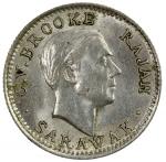 World Coins - Asia & Middle-East. SARAWAK: Charles V. Brooke, 1917-1946, BI 5 cents, 1920-H, KM-13, 