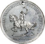 1883 Evacuation of New York Medal. Musante GW-997, Baker-462A. White Metal. MS-62 PL (NGC).