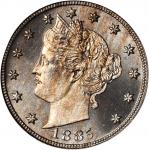 1885 Liberty Nickel. Proof-66 (PCGS).
