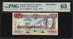 ANGOLA. Banco de Angola. 20 Escudos, 1956. P-87s. Specimen. PMG Choice Uncirculated 63.