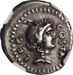 BRUTUS. AR Denarius (4.58 gms), Traveling Mint: Western Asia Minor or Macedonia, ca. Summer/Autumn 4