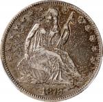 1872-CC Liberty Seated Half Dollar. WB-1. Rarity-4. VF Details--Cleaned (PCGS).