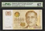 SINGAPORE. Board of Commissioners Currency. 10,000 Dollars, ND (1999). P-44a. PMG Superb Gem Uncircu