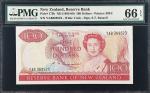 NEW ZEALAND. Reserve Bank of New Zealand. 100 Dollars, ND (1985-89). P-175b. PMG Gem Uncirculated 66