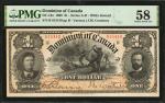 CANADA. Dominion of Canada. 1 Dollar, 1898. DC-13a. PMG Choice About Uncirculated 58.